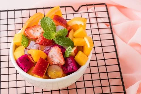 Fruit salad Foto stock