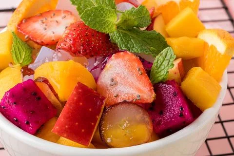 Fruit salad Stock Photos