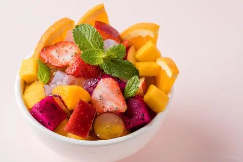 Fruit salad Stock Photos