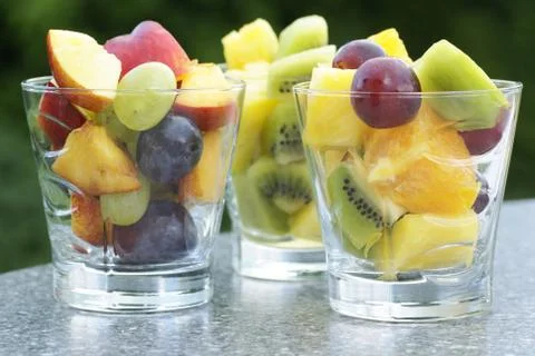 Fruit salas Stock Photos