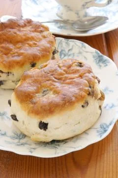 Fruit scones Stock Photos