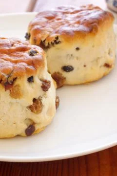 Fruit scones Stock Photos