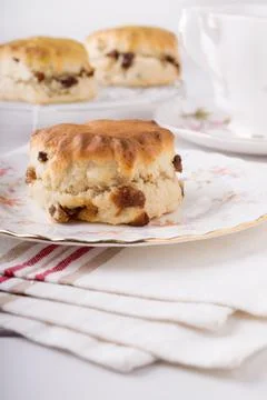 Fruit scones Stock Photos