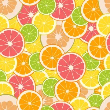 Fruit seamless pattern. Stock-Illustration
