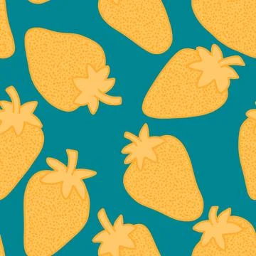 Fruit seamless strawberry pattern for fabrics and textiles and packaging Stock Illustration