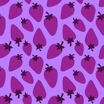 Fruit seamless strawberry pattern for fabrics and textiles and packaging Stock Illustration
