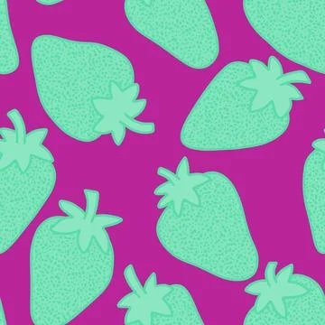 Fruit seamless strawberry pattern for fabrics and textiles and packaging 스톡 일러스트
