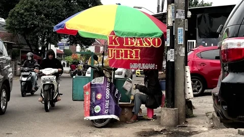 Fruit seller Stock Footage 171054083
