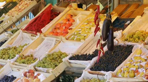 Fruit shop Stock Footage 10915038