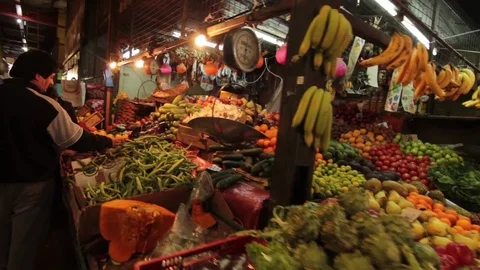 Fruit shop Stock Footage 77046463