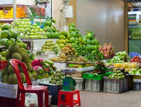 Fruit shop Stock Photos