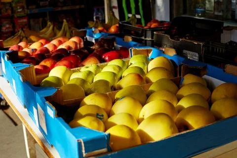 Fruit shop Stock Photos