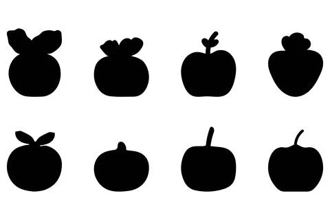 Fruit simple icon. Food flat design Stock Illustration