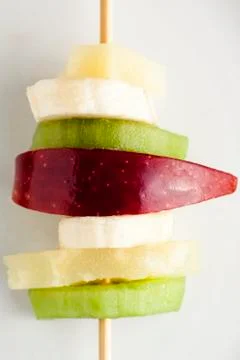 Fruit Skewer Stock Photos