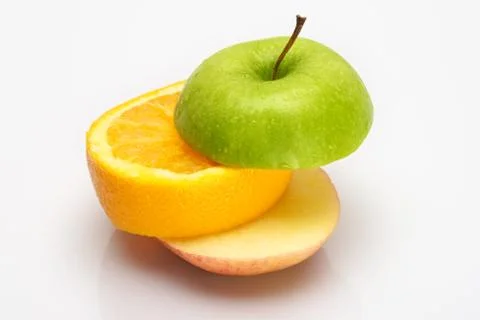 Fruit slices Stock Photos