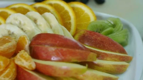 Fruit Slicing Stock Footage 78594274