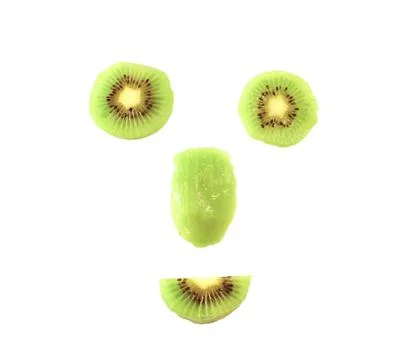 Fruit smiling face Stock Photos