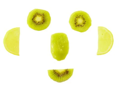 Fruit smiling face Foto stock