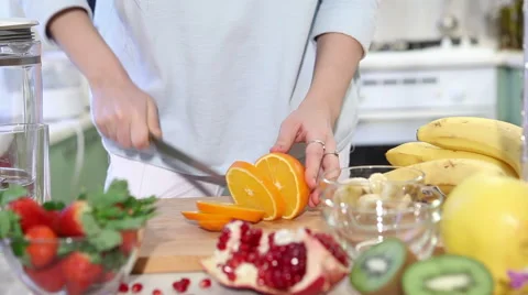 Fruit smoothie blender 111 Stock Footage 46577053