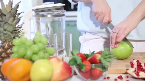 Fruit smoothie blender 555 Stock Footage 46579779