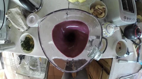 Fruit smoothie in a blender Stock Footage 40903495