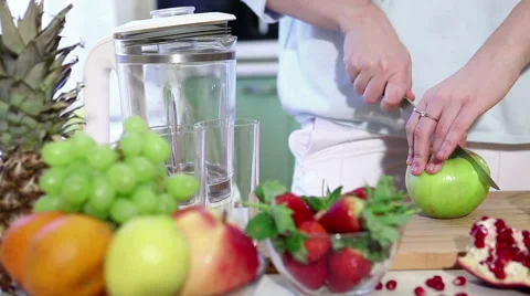 Fruit smoothie  combi Stock Footage 47904481