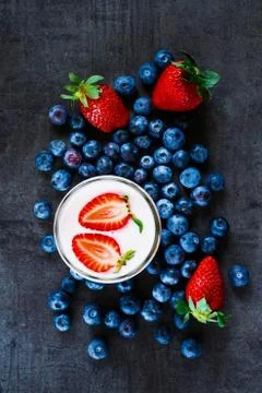 Fruit smoothie Stock Photos