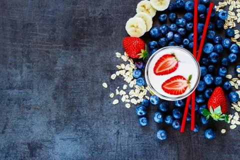 Fruit smoothie Stock Photos