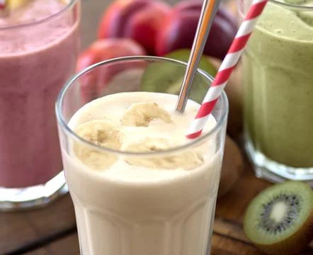 Fruit smoothies Stock Photos