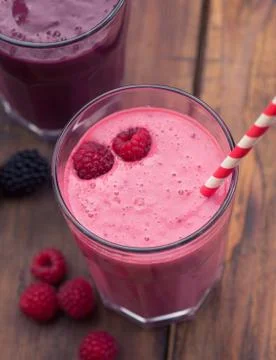 Fruit smoothies Stock Photos