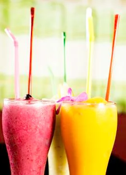 Fruit Smoothies Stock Photos