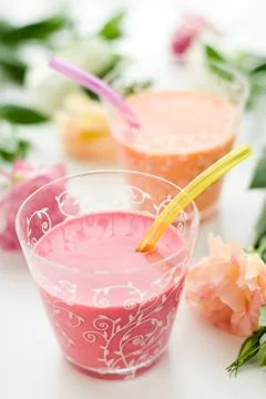 Fruit smoothies Stock Photos