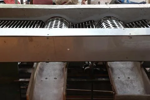 Fruit sort sizing machine Stock Photos