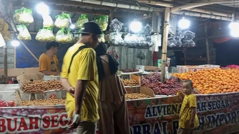 Fruit stall Stock Footage 242516166