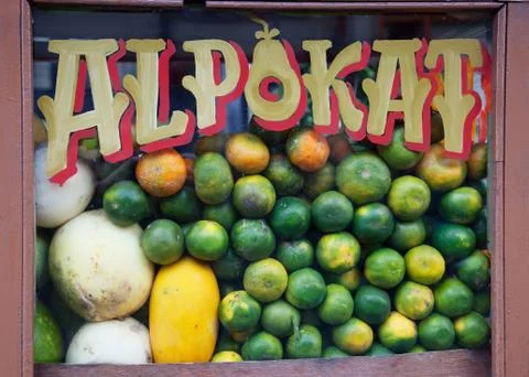 Fruit stall 스톡 사진