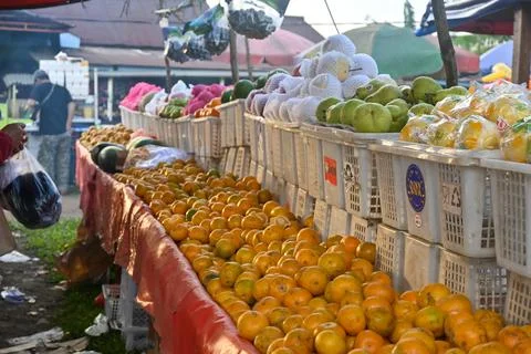 Fruit stall Stock Photos