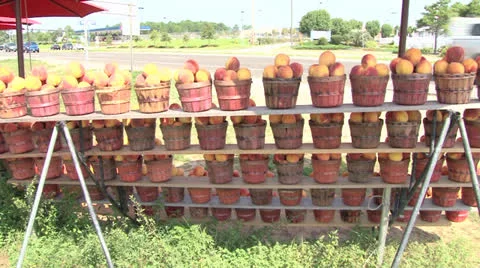 Fruit Stand Stock Footage 25157306