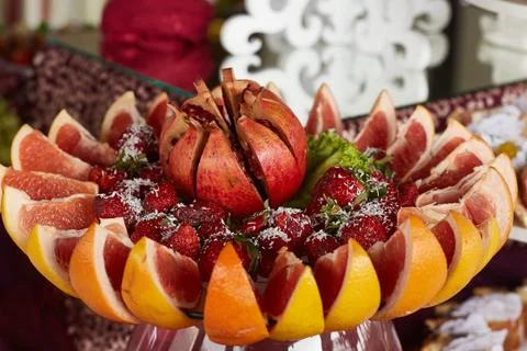 Fruit, stand-up meal Stock Photos