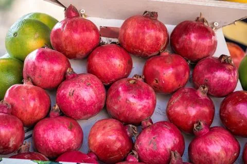 Fruit stand in Nazareth Foto stock