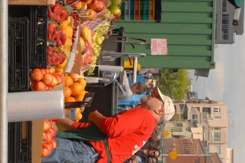 Fruit stand Stock Photos