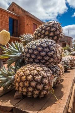 Fruit stand Stock Photos