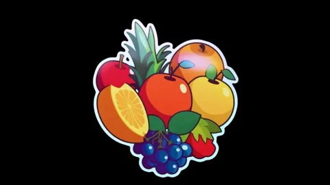 Fruit Sticker Stock Footage 260362160