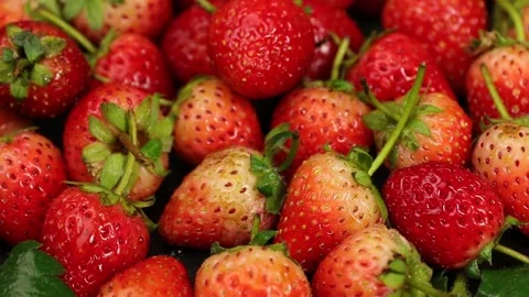 Fruit, Strawberries fruit, strawberry Stock Footage 228762709