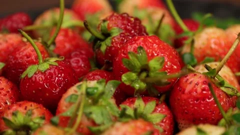 Fruit, Strawberries fruit, strawberry Stock Footage 228762719