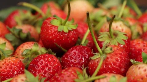 Fruit, Strawberries fruit, strawberry Stock Footage 228762730