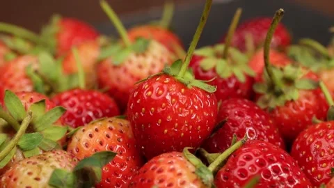 Fruit, Strawberries fruit, strawberry Stock Footage 228762738