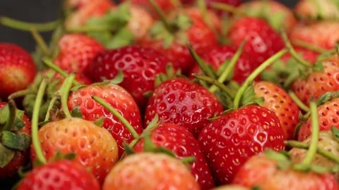 Fruit, Strawberries fruit, strawberry Stock Footage 228762739