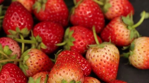 Fruit, Strawberries fruit, strawberry Stock Footage 228762745