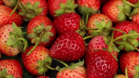 Fruit, Strawberries fruit, strawberry Stock Footage 228762748