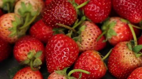 Fruit, Strawberries fruit, strawberry Stock Footage 228762759
